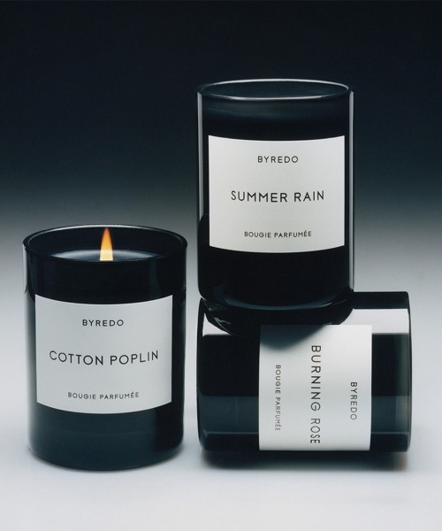 コットンポプリン フレグランスキャンドル 240g（キャンドル）｜BYREDO