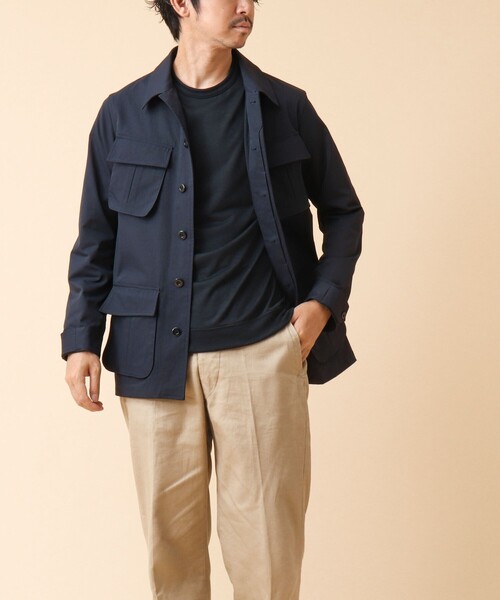 NOLLEY’S（ノーリーズ）の「AXIO吸水速乾 ウォッシャブル ウール長袖Tシャツ（Tシャツ/カットソー・メンズ・ネイビー/グレー/ブラック系その他/ブラック・L/M）」の21枚目の写真