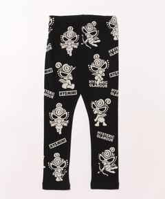 【04】HystericGlamour 蜘蛛の巣 クロス レギンス Hystericmini ANGEL MINI 羽付き 7分丈 レギンス（その他パンツ