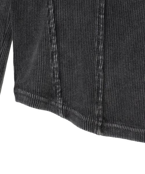 WEGO（ウィゴー）の「WEGO/ヴィンテージウォッシュコルセットデザイントップス（Tシャツ/カットソー・レディース・スミクロ/オフホワイト・FREE）」の21枚目の写真