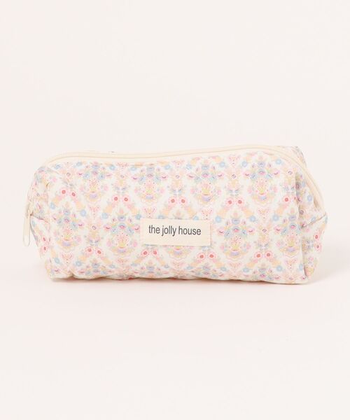Pochi Pouch/【3サイズ展開】花柄 キルティング マルチ ポーチ