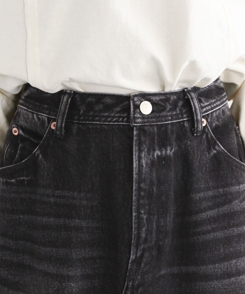 RAGEBLUE（レイジブルー）の「リメイク風/フリンジ切り替えデニムスカート（デニムスカート・レディース・ブラック/ブルー・FREE）」の17枚目の写真