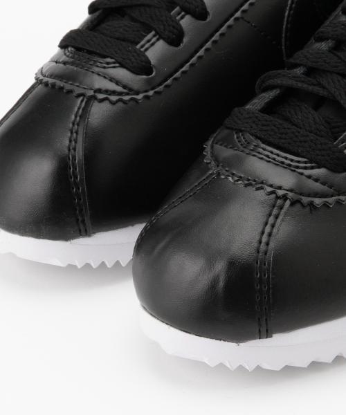 NIKE（ナイキ）の「NIKE / ウィメンズ クラシック コルテッツ レザー (807471-009)（スニーカー・レディース・ブラック・23.5/24/25/24.5）」の4枚目の写真