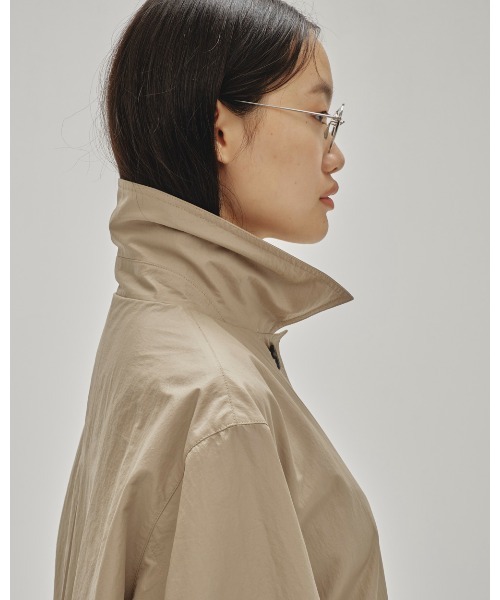 セール】Nylon Soutiencollar Coat（ステンカラーコート