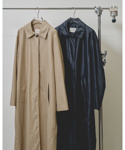 セール】Nylon Soutiencollar Coat（ステンカラーコート