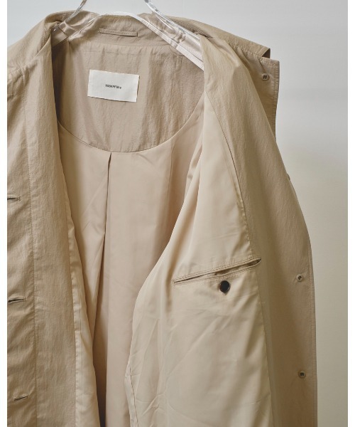 セール】Nylon Soutiencollar Coat（ステンカラーコート
