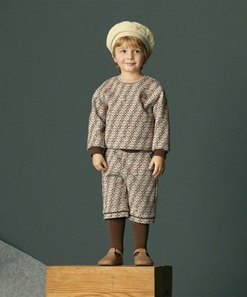 moimoln（モイモルン）の「エムエムロングソックス（ソックス/靴下・キッズ・ブラウン・14cm/12cm/10cm/16cm）」の2枚目の写真