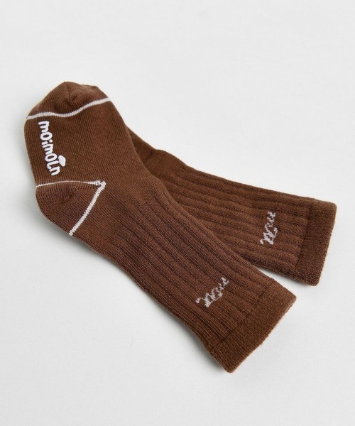 moimoln（モイモルン）の「エムエムロングソックス（ソックス/靴下・キッズ・ブラウン・14cm/12cm/10cm/16cm）」の6枚目の写真