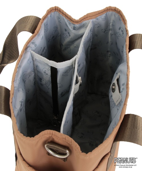 OUTDOOR PRODUCTS（アウトドアプロダクツ）の「OUTDOOR PRODUCTS×SNOOPY PEANUTSコラボ  2WAYトート（トートバッグ・レディース・カーキ/ネイビー・FREE）」の21枚目の写真
