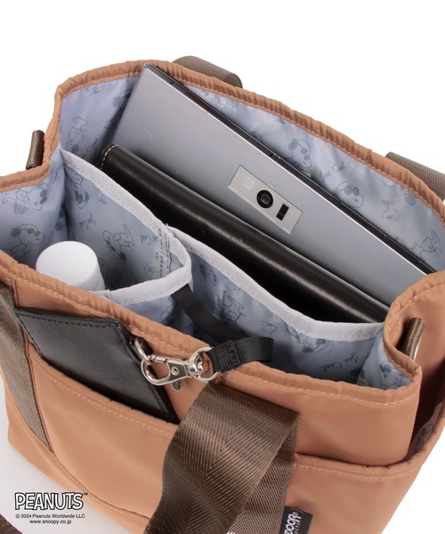 OUTDOOR PRODUCTS（アウトドアプロダクツ）の「OUTDOOR PRODUCTS×SNOOPY PEANUTSコラボ  2WAYトート（トートバッグ・レディース・カーキ/ネイビー・FREE）」の20枚目の写真