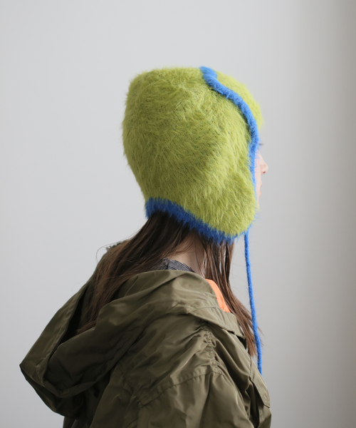 irojikake/イロジカケ FLUFFY FLIGHT CAP