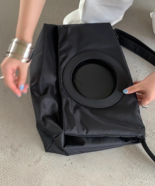 【LONSLAN】ラウンドホール2wayバッグ sanal24a013（ハンドバッグ）｜SANSeLF（サンセルフ）