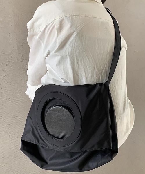 【LONSLAN】ラウンドホール2wayバッグ sanal24a013（ハンドバッグ）｜SANSeLF（サンセルフ）