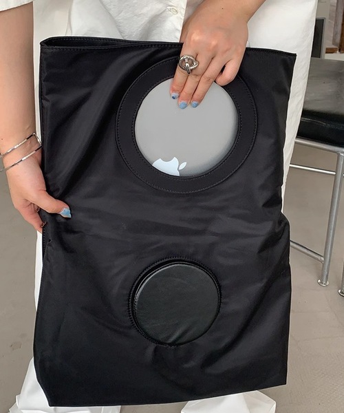 【LONSLAN】ラウンドホール2wayバッグ sanal24a013（ハンドバッグ）｜SANSeLF（サンセルフ）