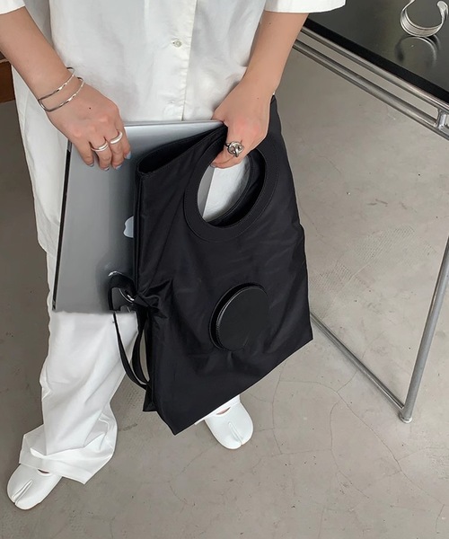 【LONSLAN】ラウンドホール2wayバッグ sanal24a013（ハンドバッグ）｜SANSeLF（サンセルフ）