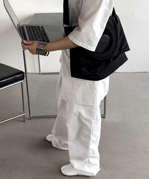 【LONSLAN】ラウンドホール2wayバッグ sanal24a013（ハンドバッグ）｜SANSeLF（サンセルフ）