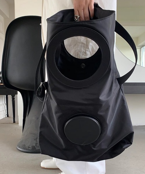 【LONSLAN】ラウンドホール2wayバッグ sanal24a013（ハンドバッグ）｜SANSeLF（サンセルフ）