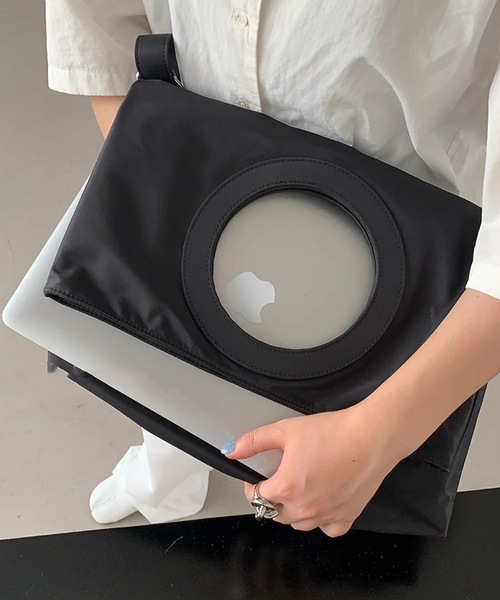 【LONSLAN】ラウンドホール2wayバッグ sanal24a013（ハンドバッグ）｜SANSeLF（サンセルフ）