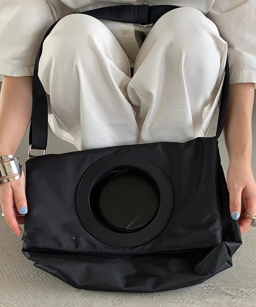 【LONSLAN】ラウンドホール2wayバッグ sanal24a013（ハンドバッグ）｜SANSeLF（サンセルフ）