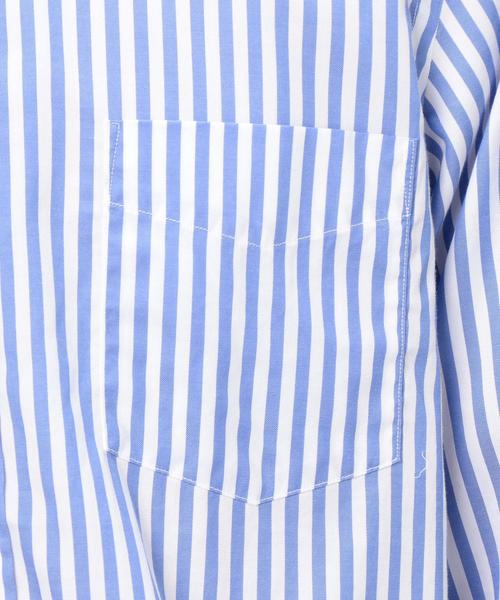 green label relaxing(グリーンレーベルリラクシング)の「□LON/ST GIZA BD シャツ◆(シャツ/ブラウス・メンズ・ネイビー/ライトブルー・SMALL/X-LARGE/LARGE/MEDIUM)」の10枚目の写真