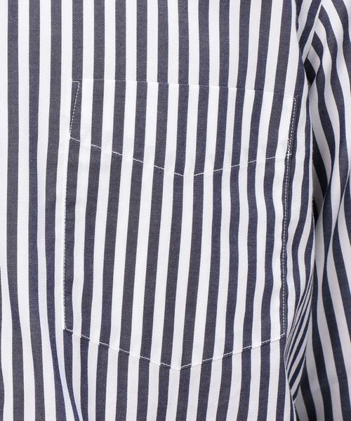 green label relaxing(グリーンレーベルリラクシング)の「□LON/ST GIZA BD シャツ◆(シャツ/ブラウス・メンズ・ネイビー/ライトブルー・SMALL/X-LARGE/LARGE/MEDIUM)」の12枚目の写真