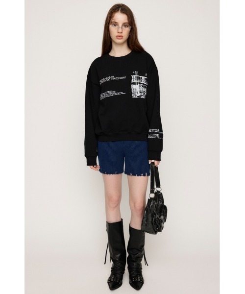 SLY CRUSH RIB S/PT クラッシュ リブ ショートパンツ SLY（スライ）の「CRUSH RIB S/PT クラッシュ リブ ショート