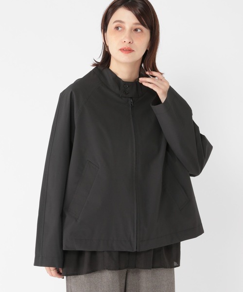 studio CLIP(スタディオクリップ)の「【撥水/防風】スタンドテントラインショートブルゾン(ブルゾン・レディース・ブラウン/ブラック・FREE)」の13枚目の写真