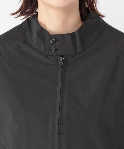 studio CLIP(スタディオクリップ)の「【撥水/防風】スタンドテントラインショートブルゾン(ブルゾン・レディース・ブラウン/ブラック・FREE)」の4枚目の写真
