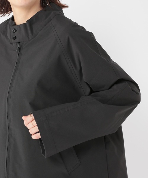 studio CLIP(スタディオクリップ)の「【撥水/防風】スタンドテントラインショートブルゾン(ブルゾン・レディース・ブラウン/ブラック・FREE)」の5枚目の写真
