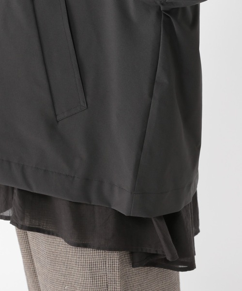 studio CLIP(スタディオクリップ)の「【撥水/防風】スタンドテントラインショートブルゾン(ブルゾン・レディース・ブラウン/ブラック・FREE)」の6枚目の写真