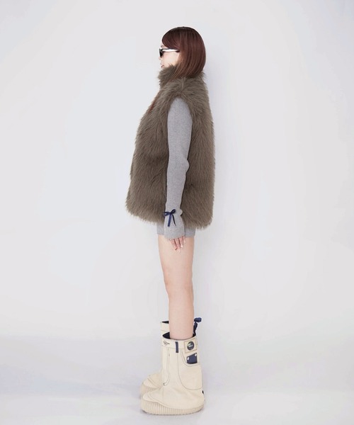 KMG 2wayスタンドカラーファーコート killin' me good INTER FACTORY（インターファクトリー）の「Killin' me good