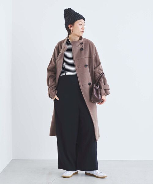 le.coeur blanc（ルクールブラン）の「《一部店舗/WEB限定》AULENTTIバックルベルト付ショルダー（ショルダーバッグ・レディース・ブラック/モカ・FREE）」の10枚目の写真