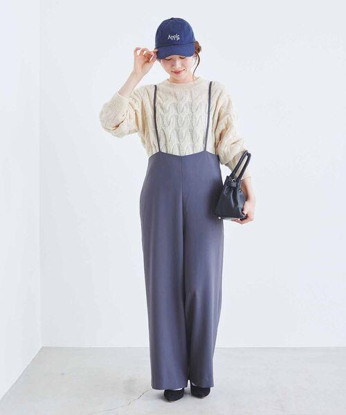 le.coeur blanc（ルクールブラン）の「《一部店舗/WEB限定》AULENTTIバックルベルト付ショルダー（ショルダーバッグ・レディース・ブラック/モカ・FREE）」の17枚目の写真