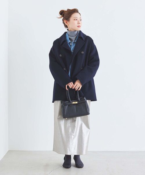 le.coeur blanc（ルクールブラン）の「《一部店舗/WEB限定》AULENTTIバックルベルト付ショルダー（ショルダーバッグ・レディース・ブラック/モカ・FREE）」の20枚目の写真