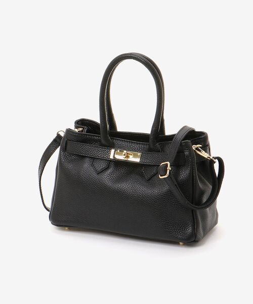 le.coeur blanc（ルクールブラン）の「《一部店舗/WEB限定》AULENTTIバックルベルト付ショルダー（ショルダーバッグ・レディース・ブラック/モカ・FREE）」の21枚目の写真