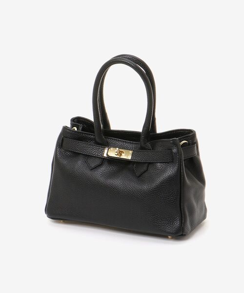 le.coeur blanc（ルクールブラン）の「《一部店舗/WEB限定》AULENTTIバックルベルト付ショルダー（ショルダーバッグ・レディース・ブラック/モカ・FREE）」の22枚目の写真