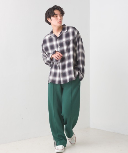 OMNES(オムネス)の「メンズオンブレチェックシャツ(シャツ/ブラウス・メンズ・ブラック・MEDIUM/LARGE)」の18枚目の写真