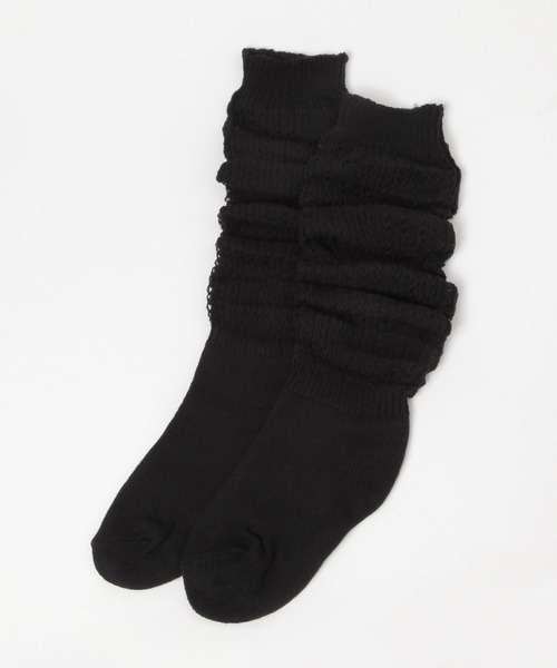 FOREVER 21(フォーエバー トゥエンティーワン)の「ロングルーズソックス(ソックス/靴下・レディース・ベージュ/ブラック・FREE)」の1枚目の写真