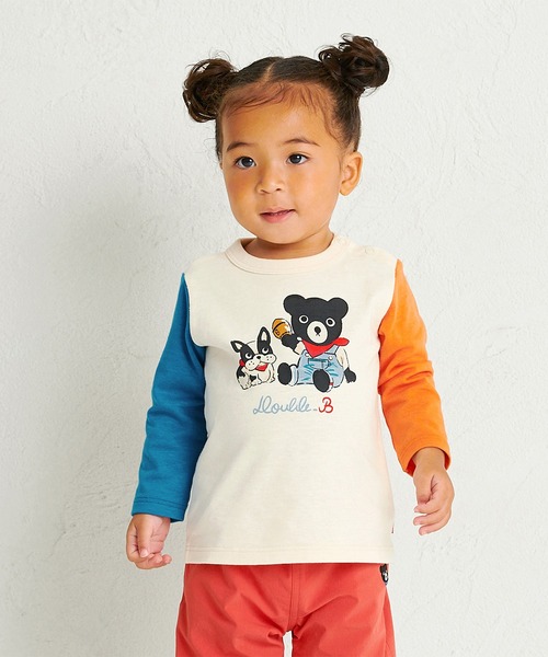 DOUBLE_B（ダブルビー）の「長袖Tシャツ（Tシャツ/カットソー・キッズ・マルチ・110cm/90cm/80ｃｍ/100cm/120cm/130cm）」の2枚目の写真