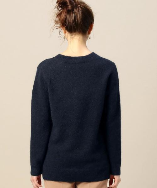 BEAUTY&YOUTH UNITED ARROWS（ビューティーアンドユースユナイテッドアローズ）の「BY∵ キッドモヘアVネックニット◆（ニット/セーター・レディース・オフホワイト/グレー/ケリー/ネイビー・FREE）」の15枚目の写真