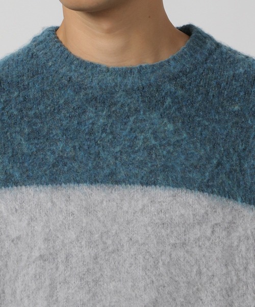 LAKOLE（ラコレ）の「カラーブロックニットプルオーバー/148834