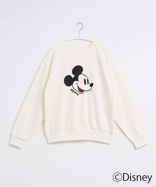 DISNEY MICKEY MOUSE / 裏毛スウェット（タイプA）【サスティナブル