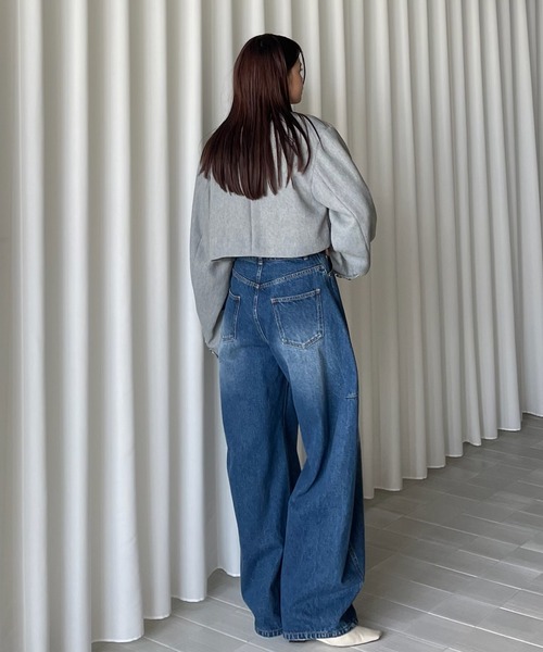 期間限定AMERI DEFORMATION SUMMER TWEEDJACKET DEFORMATION SUMMER TWEED JACKET