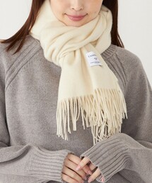 BOW＆ARROWS (ボウ アンド アローズ）マフラー カシミア 白 楽天