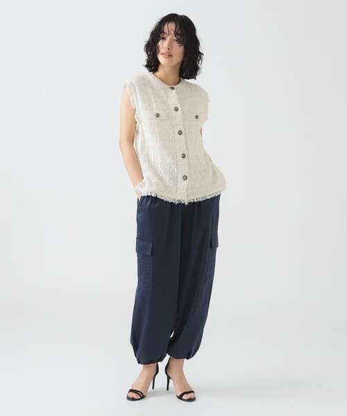 B:MING by BEAMS(ビーミングバイビームス)の「サテン カーゴ パンツ(S~M)(カーゴパンツ・レディース・レッド系その他3/オリーブ/ネイビー・SMALL/MEDIUM)」の12枚目の写真