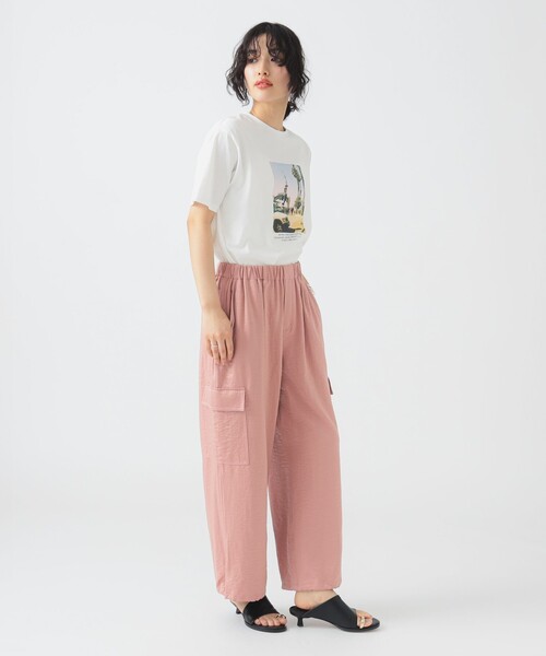 B:MING by BEAMS(ビーミングバイビームス)の「サテン カーゴ パンツ(S~M)(カーゴパンツ・レディース・レッド系その他3/オリーブ/ネイビー・SMALL/MEDIUM)」の21枚目の写真