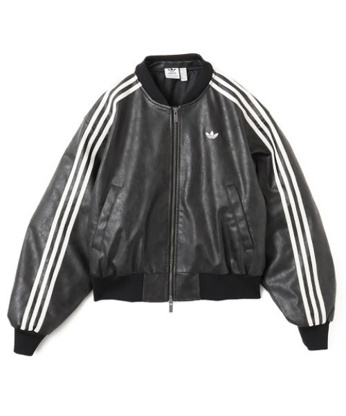 adidas（アディダス）の「adidas FAUX LTHR JKT / アディダス 
