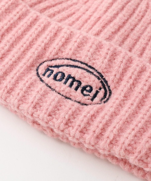 URBAN CHERRY（アーバンチェリー）の「ダメージデザインフロントロゴ刺繍ニットキャップ（ニットキャップ/ビーニー・キッズ・ブラウン/ピンク/ブラック/グレー・FREE）」の21枚目の写真