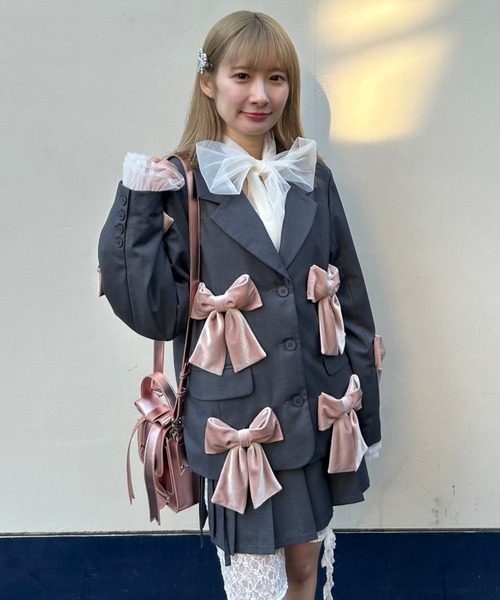 セール】RIBBON TULLE ブラウス(シャツ/ブラウス)|Candy Stripper セール】RIBBON TULLE ブラウス(シャツ/ブラウス)|Candy Stripper