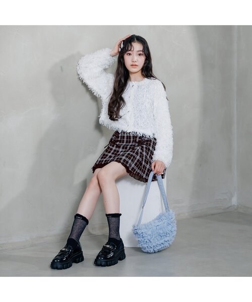 algy(アルジー)の「アソートガーリースカート(スカート・キッズ・ブラック/アイボリー/ピンク/オフホワイト・XXX-SMALL/XX-SMALL/X-SMALL/MEDIUM/SMALL)」の7枚目の写真